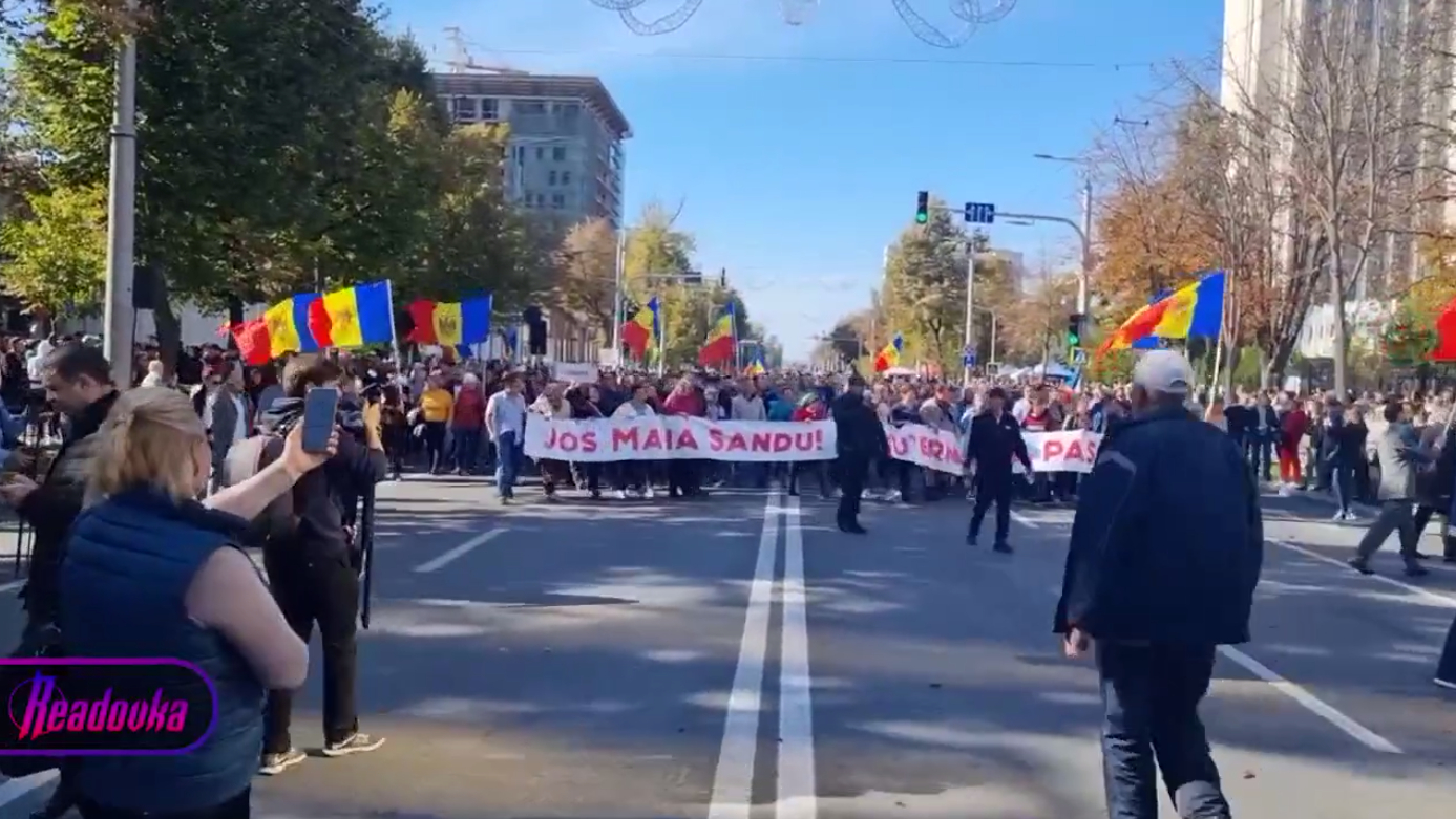 Стихийные протесты в Молдавии не прекращаются