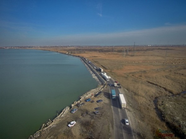 В Одессе заминирована Хаджибейская дамба